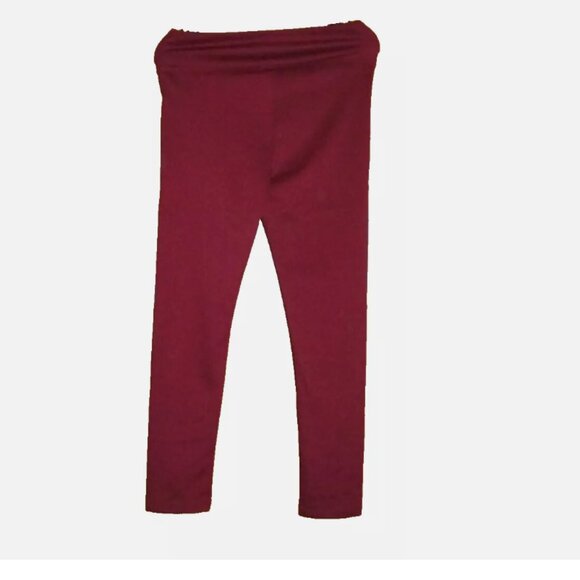 High Waist Stretch Pants Comfort Blend Ashley Blue NWT Dark Red Leggings S - Picture 2 of 3